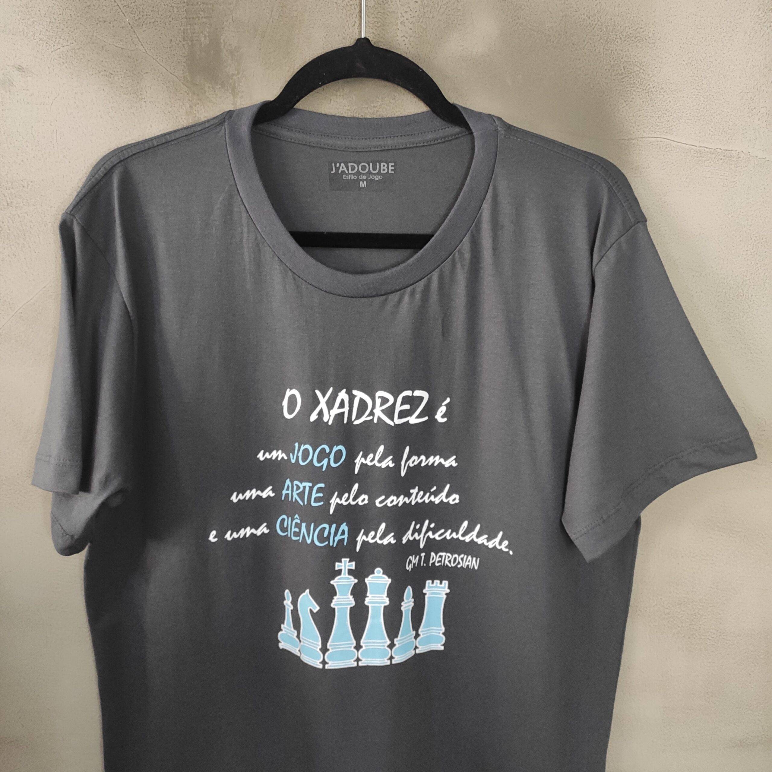 Camiseta Jogo, Xadrez  Elo7 Produtos Especiais