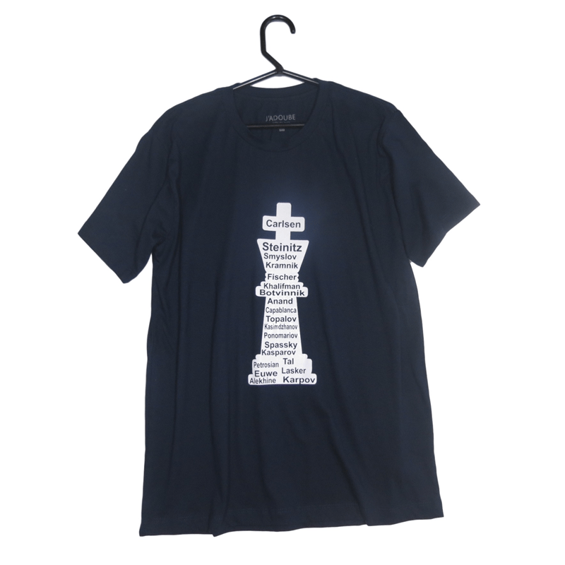 Camiseta Campeões mundiais de xadrez – Jadoube