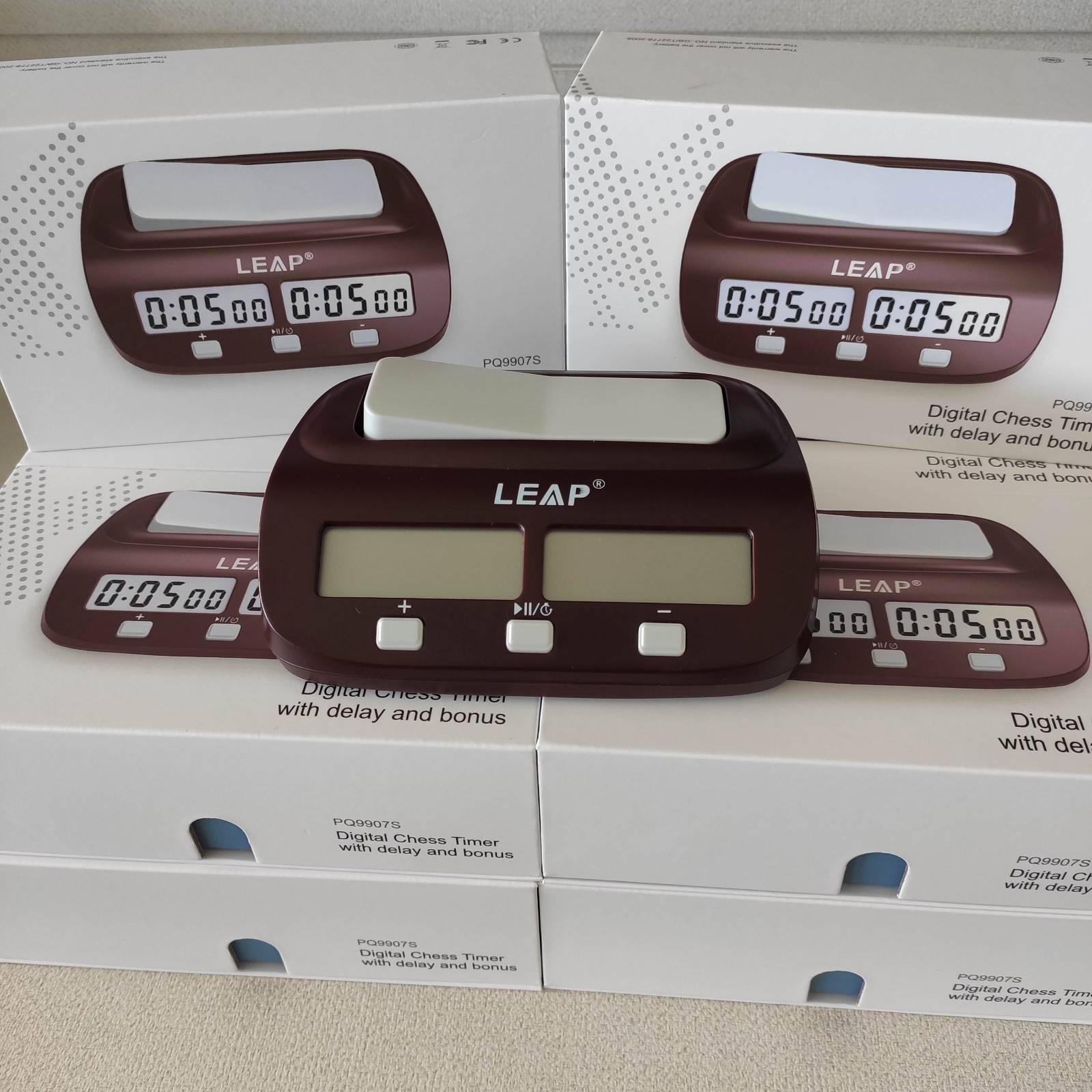 Leap pq9918 relógio de xadrez digital carga usb multifuncional jogo de ir  contagem para cima para baixo xadrez alarme temporizador