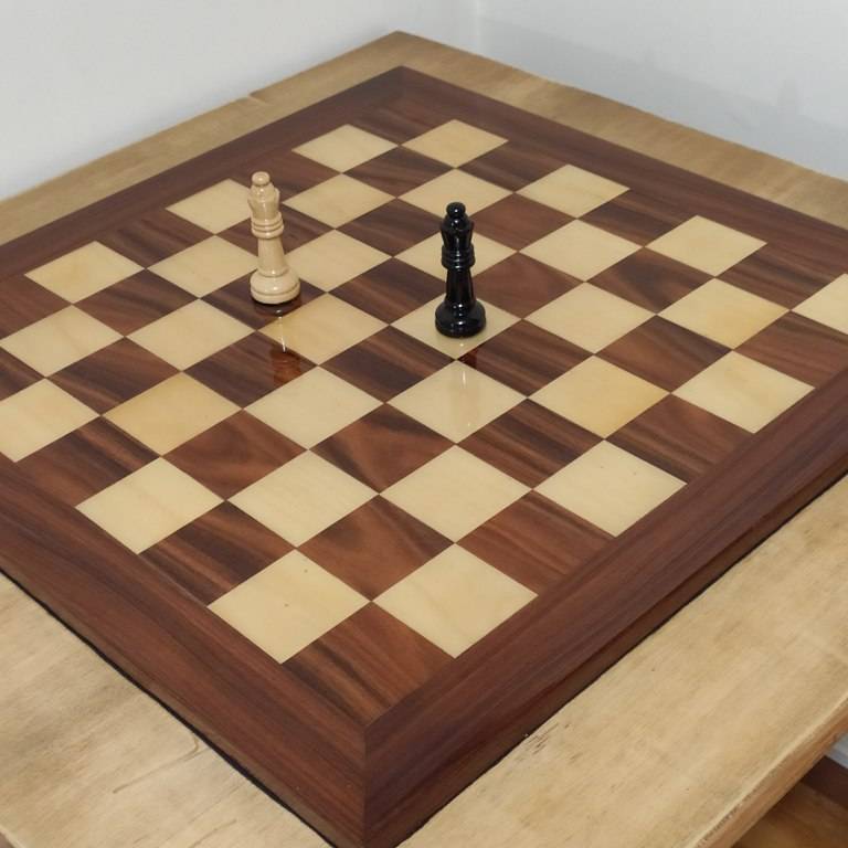 Jusenda 15 x 15 jogo de xadrez madeira faia luxo grande gamão conjunto  com placa de