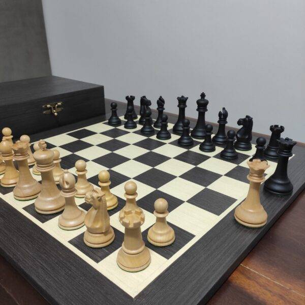 jogo de xadrez staunton em madeira